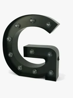 Minitude Bogstavslampe G, Sort