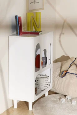 Minitude Form Bogreol, Hvid