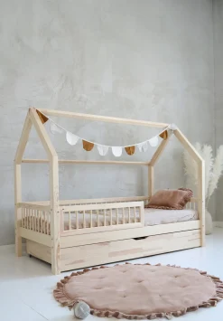 Minitude HUDSON Juniorseng 90x190, Natur