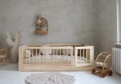 Minitude JULIAN Junior-/Montessori-seng 100x200, Natur