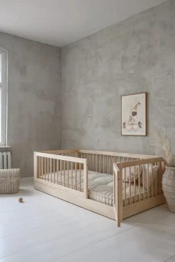 Minitude JULIAN Junior-/Montessori-seng 100x200, Natur