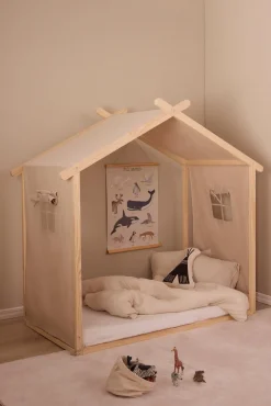 Minitude LEVI Juniorseng inkl. BabyMatex Madras Carpathia 70x140, Natur