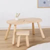 Minitude Minitude Nordic Skrivebord med Firkantet Skammel, Natur
