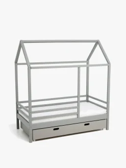 Minitude Nordic Jax Husseng 70x140 & BabyMatex Madras Soft Plus + Sengeskuffe, Grå