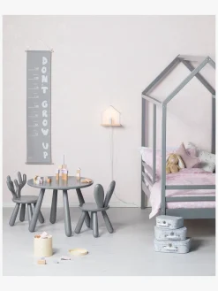 Minitude Nordic JAX Juniorseng m. Madras 70x140, Grå