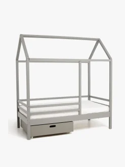 Minitude Nordic Juniorseng 70x140 Jax Inkl. Madras Softi & Skuffe, Grå