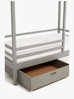 Minitude Nordic Juniorseng 70x140 Jax Inkl. Madras Softi & Skuffe, Grå