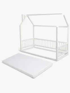 Minitude Nordic Mason Juniorseng med BabyMatex Carpathia Madras 70x160 cm