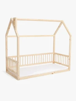 Minitude Nordic MASON Juniorseng, Natur med BabyMatex Carpathia Madras 70x160 cm