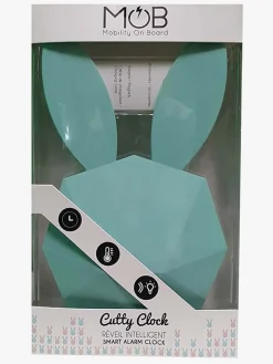 MOB Vækkeur med Natlampe Kanin, Lyseblå