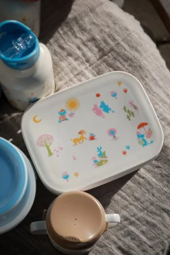 Mumitroldene 80 Madkasse Plademetal, Beige