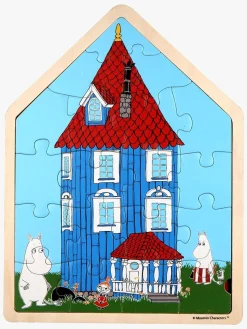 Mumitroldene Træpuslespil Mumitroldehuset 19 Brikker