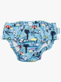 Mumitroldene UV-Sæt Badeble og Solhat, Blå