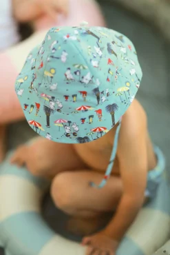 Mumitroldene UV-Sæt Badeble og Solhat, Blå