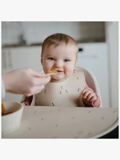 Mushie Hagesmæk Silikone Bees, Beige