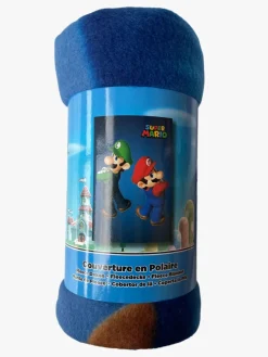 Nintendo Super Mario Fleecetæppe, Blå