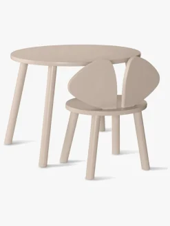 Nofred Mus Skrivebord og Stol, Beige