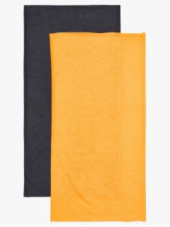 Nordbjørn Bjørli Halsedisse 2-pak, Black/Banana