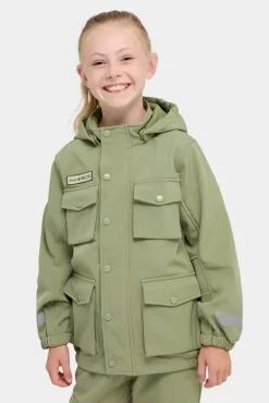 Nordbjörn Brokvarn Softshelljakke, Grøn