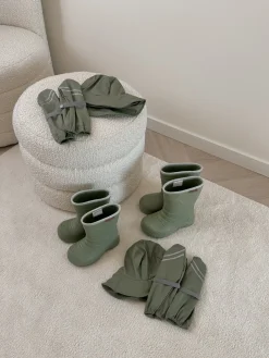 Nordbjørn Båtlandet Regnhat og Regnvanter, Grøn