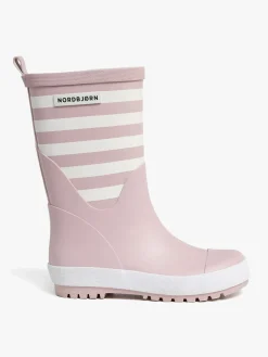 Nordbjørn Dagg Gummistøvler, Lyserød/Hvid
