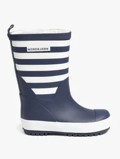 Nordbjørn Dunder Forede Gummistøvler, Navy/White