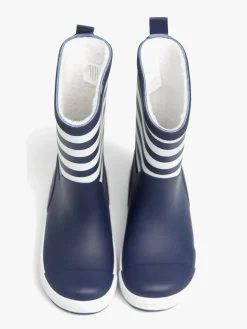 Nordbjørn Dunder Forede Gummistøvler, Navy/White