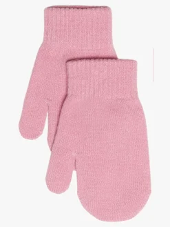 Nordbjørn Lillefjord Vanter 3-pak, Black/Rosebloom/Eclipse