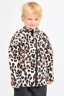 Nordbjørn Malö Fleecetrøje, Leopardy Rustic Sandshell