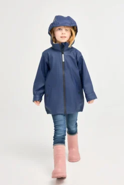 Nordbjørn Marstrand Foret Regnjakke, Peacoat Navy
