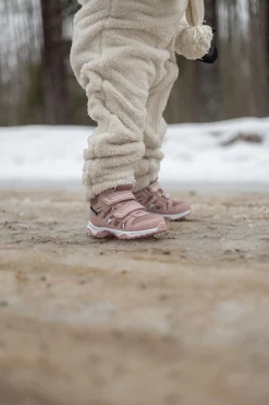 Nordbjørn Mercury Mid WP  Fleece-forede Sneakers, Dusty Rose