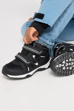 Nordbjørn Mercury Mid WP  Fleece-forede Sneakers, Black/White