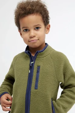 Nordbjørn Mollösund Fleecetrøje, Olive Green