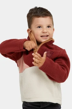 Nordbjörn Rydal Fleecetrøje, Madder Brown/Rose Dawn/Oatmeal