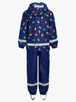 Nordbjørn Skagen Foret Regnsæt, Umbrellas Blue Print