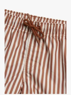 Nordbjørn Solarino Badebukser, Brown Stripe