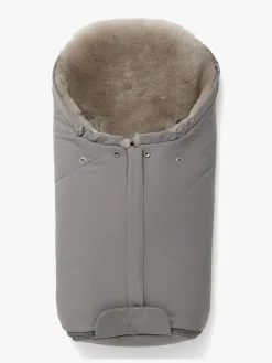 Nordlys Fenya Mini Lammeskindskørepose, Greige