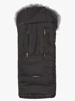 Nordlys Saga Lammeskindskørepose, Black/Grey