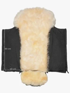 Nordlys Saga Lammeskindskørepose, Sort/Natur