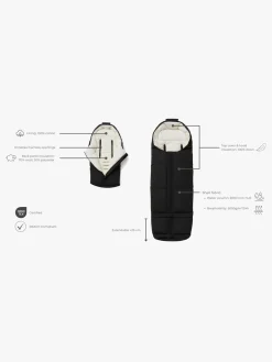 Nordlys Signe Forlængelig Dunkørepose, Sort