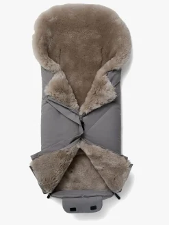 Nordlys Thyra Lammeskindskørepose, Greige