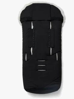 Nordlys Thyra Lammeskindskørepose, Sort/Hvid