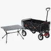 North 13.5 Light Trækvogn med Bremse inkl. Campingbord, Black