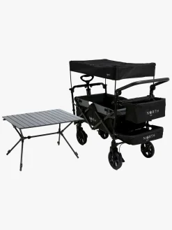 North 13.5 Transporter Trækvogn inkl. Campingbord, Black/Grey