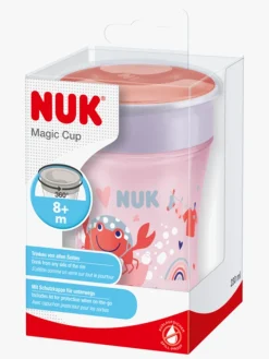 NUK Evolution Magic Kop 230 ml, Rød