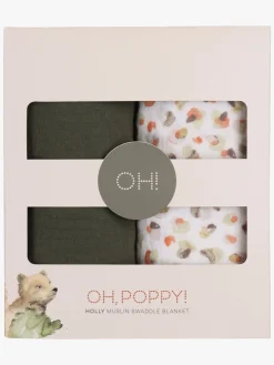 Oh, Poppy! Holly Stofble 2-Pak, Fresh Vanilla/ Forest Green