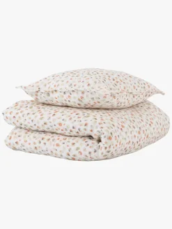 Oh, Poppy! Vega Musselin Sengesæt Tremmeseng 70x80, Poppy Fresh Vanilla