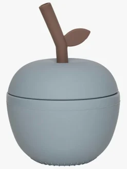 OYOY Apple Sugerørskop, Dusty Blue