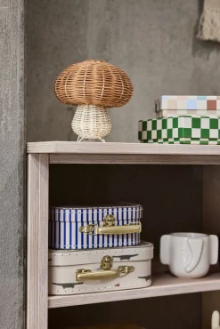 OYOY Mushroom Rattan Natlampe, Nature