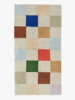 OYOY Skak Gulvtæppe 84x168, Multi